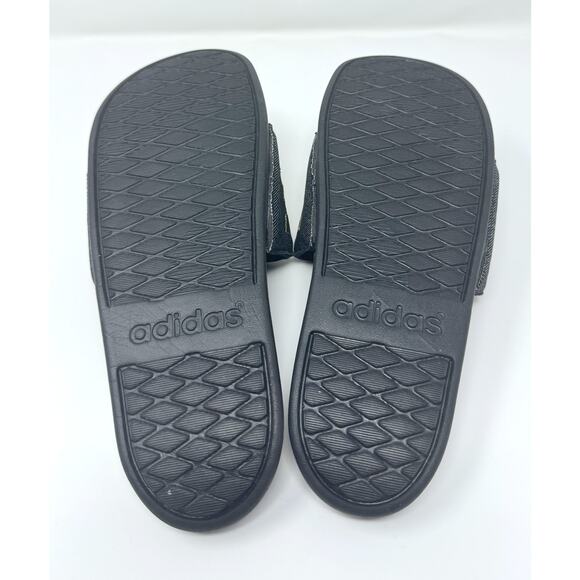 adidas Unisex Adilette Comfort Slide Sandal, Black, Size 8M/9W - Picture 8 of 8